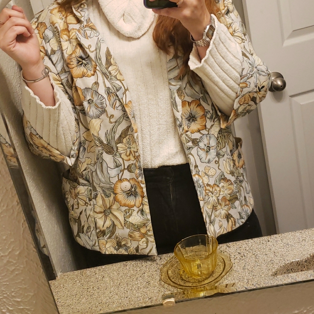 Floral Lightweight Blazer
